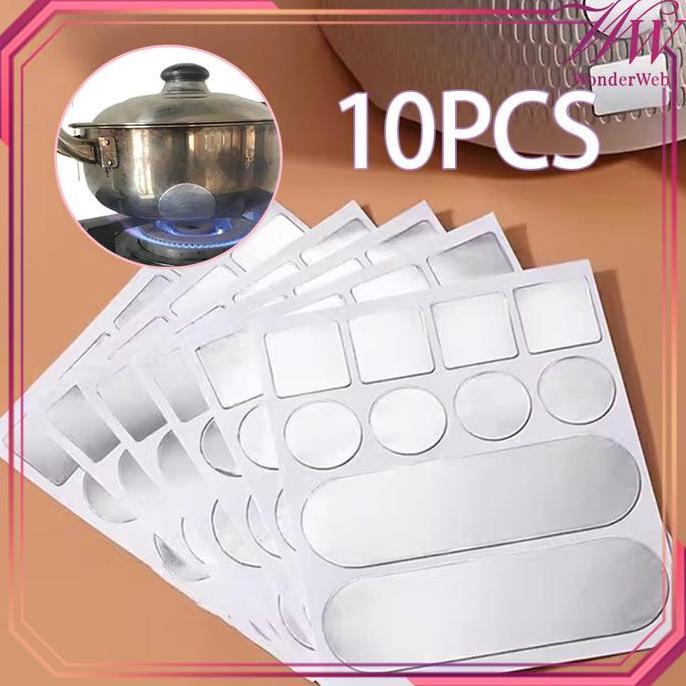 10pcs/Set Penambal Panci Bocor Anti Api Tambalan Panci Bocor Lem Panci Bocor Tahan Panas Tambal Panc