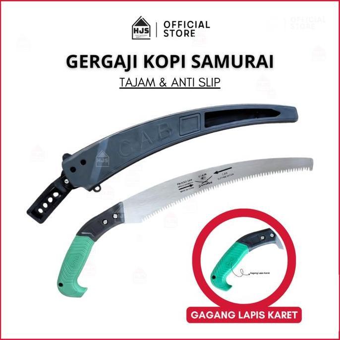 HJS Gergaji Kopi Samurai / Gergaji Sarung Samurai / Gergaji Dahan Ranting / Pruning Saw