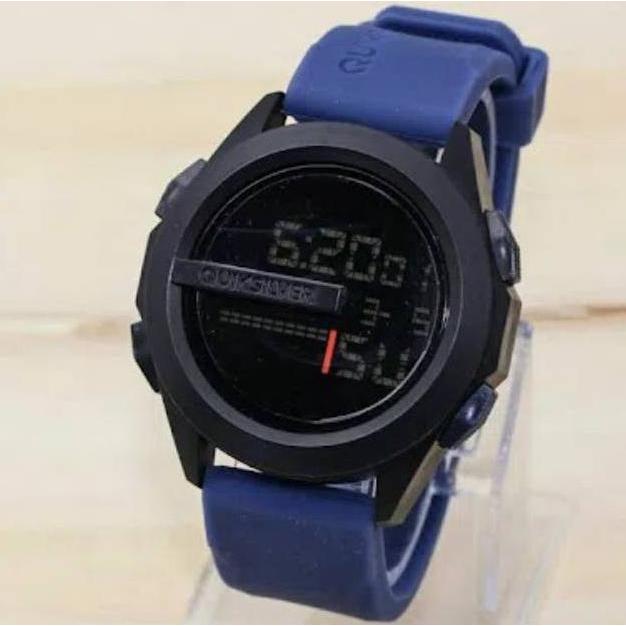 terlaris jam tangan pria quiksilver drone digital strap rubber