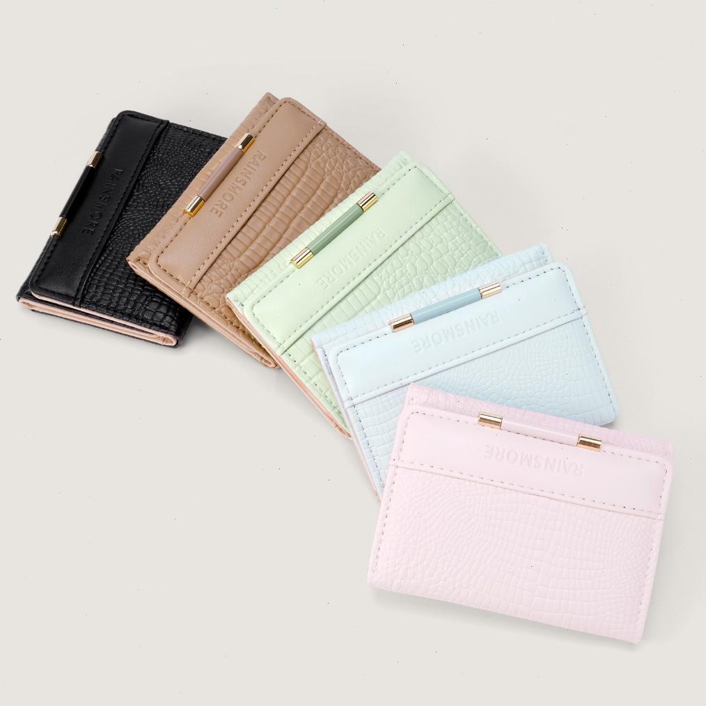 Kualitas Super Rainsmore Dompet Wanita Lipat 3 | Model Pendek Korea & Warna Solid | Kapasitas Besar 