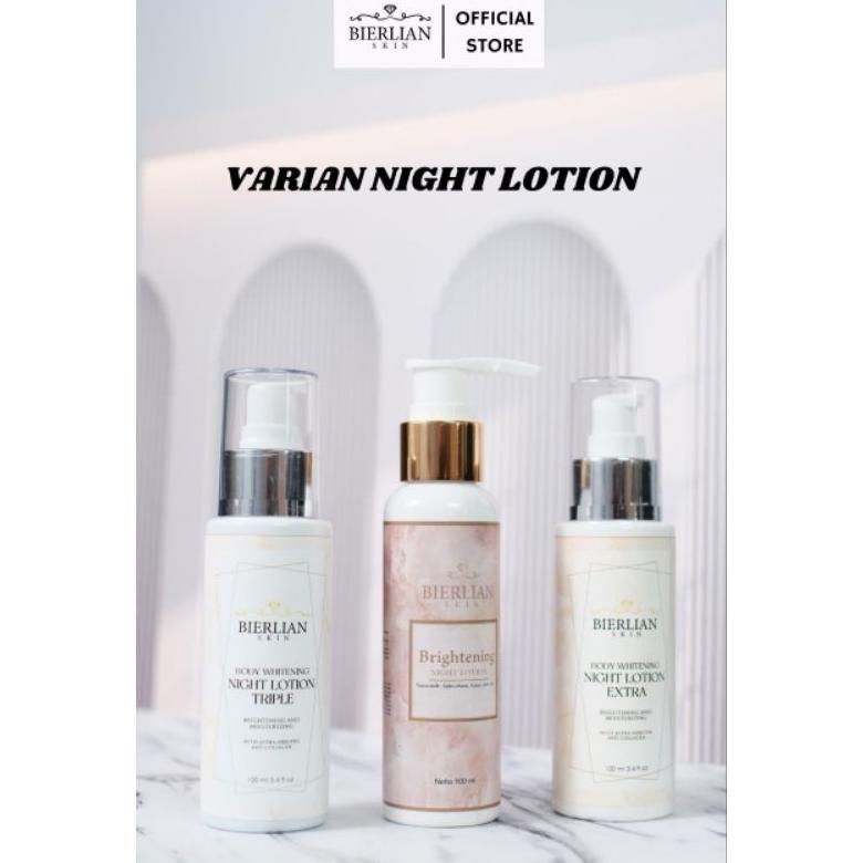 BIERLIAN NIGHT LOTION TRIPLE & NIGHT LOTION EXTRA  & NIGHT LOTION BRIGHTENING MURAH