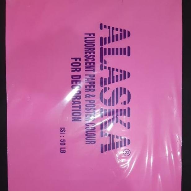 Kertas Asturo Warna Pink Uk (4060) Isi 50 Lbr Jual / Pk