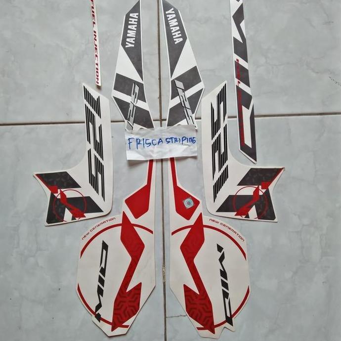 striping mio m3 2015 putih