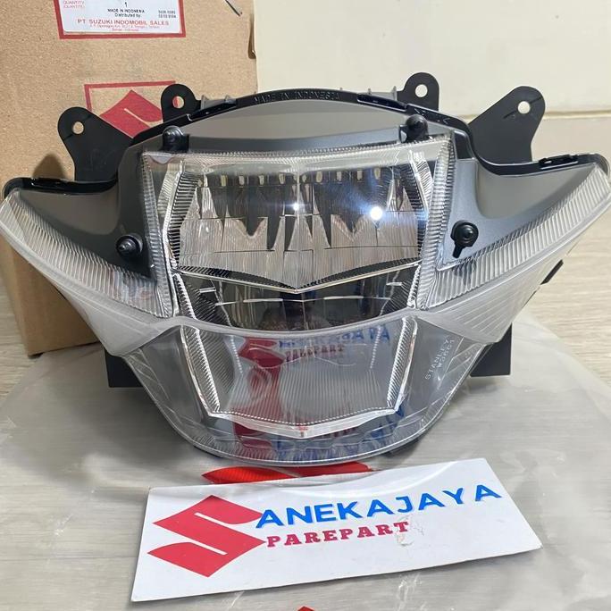 REFLEKTOR HEADLAMP ASSY MIKA LAMPU DEPAN SUZUKI GSX R 150 ASLI ORINAL SUZUKI 35100-23K01