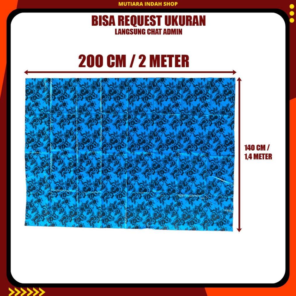 BESTPROMO Perlak 2 Meter Polos/Motif Bunga, Perlak Bayi atau Alas Ompol Bayi, Perlak Ibu Melahirkan,