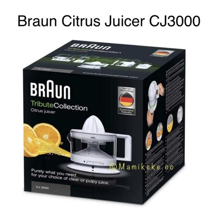 Braun CJ 3000 Tribute Collection Electric Citrus Juicer