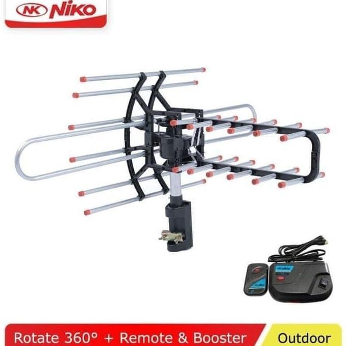ANTENA TV LUAR REMOT + BOSTER /LCD/LED/PLASMA ROTATE 360