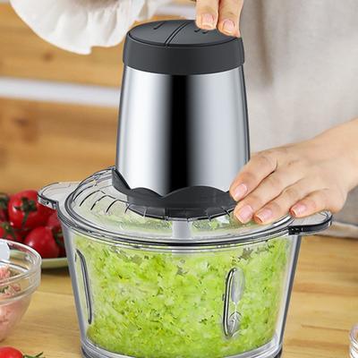 Chopper Blender Daging Penggiling Meat Blender Elektrik Kaca Steel Chopper Grinder / Chopper Elektri