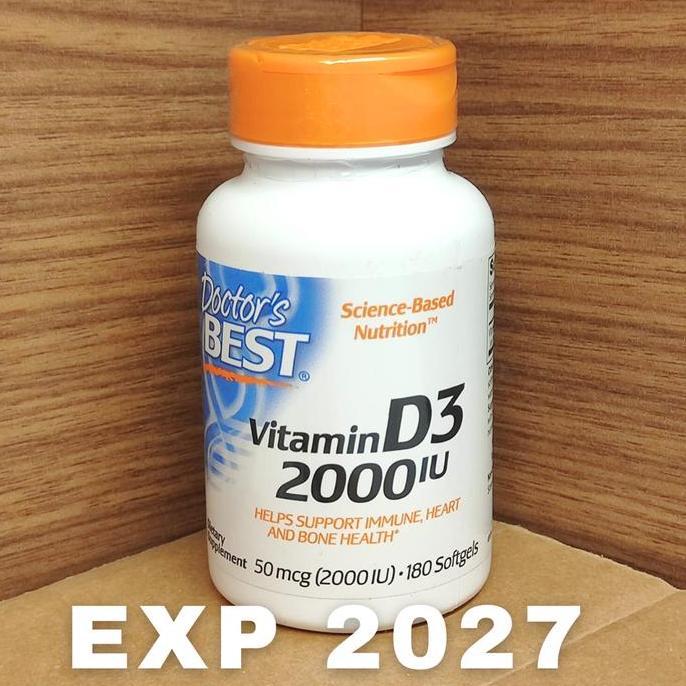 Kitman- Doctor'S Doctors Doctor Vitamin D3 D-3 2000 Iu 2000Iu 180 Vit D3