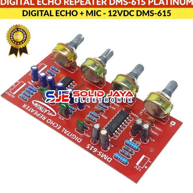 Voce- Kit Dital Echo Repeater Repeat Mic Karaoke Dms615 Dms 615 Dms-615 Preamp Pre Amp Amplifier Ech