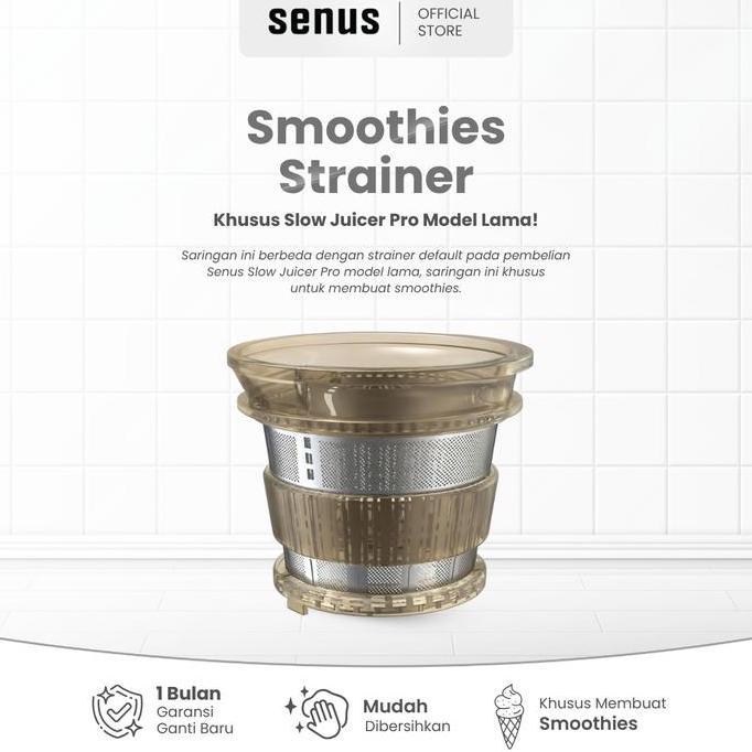 Senus smoothies strainer saringan (KHUSUS UNTUK SMOOTHIES) Slow Juicer Pro