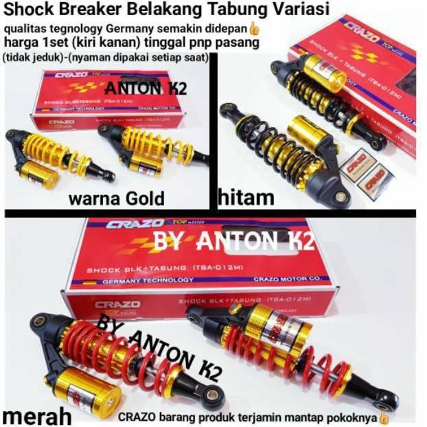 SHOCK BREAKER BELAKANG TABUNG VARIASI MOTOR FIZR-FORCE-VEGA R-ZR-FIZR