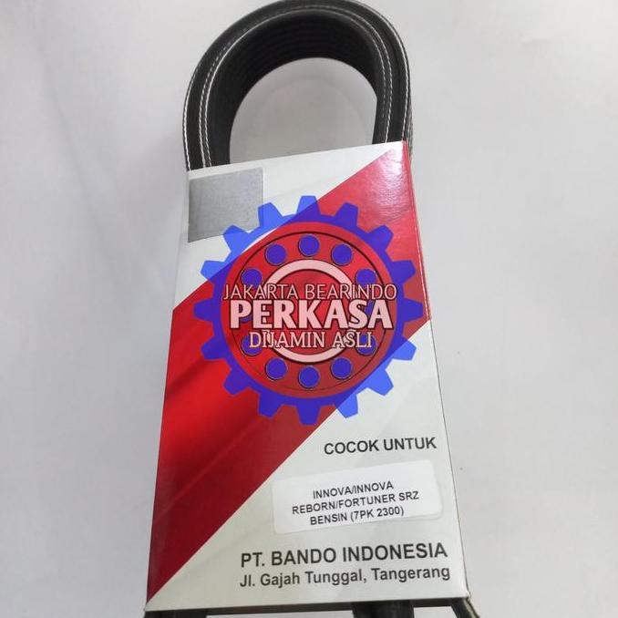 TALI KIPAS FAN BELT V BELT 7PK 2300 / 7PK2300 MERK BANDO ASLI
