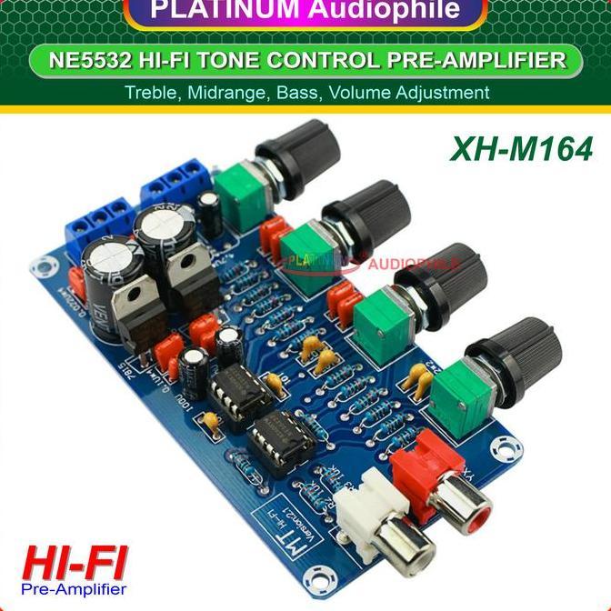 Voce- Stereo Tone Control Modul Ne5532 Hifi Pre Amplifier Preamp Xh-M164