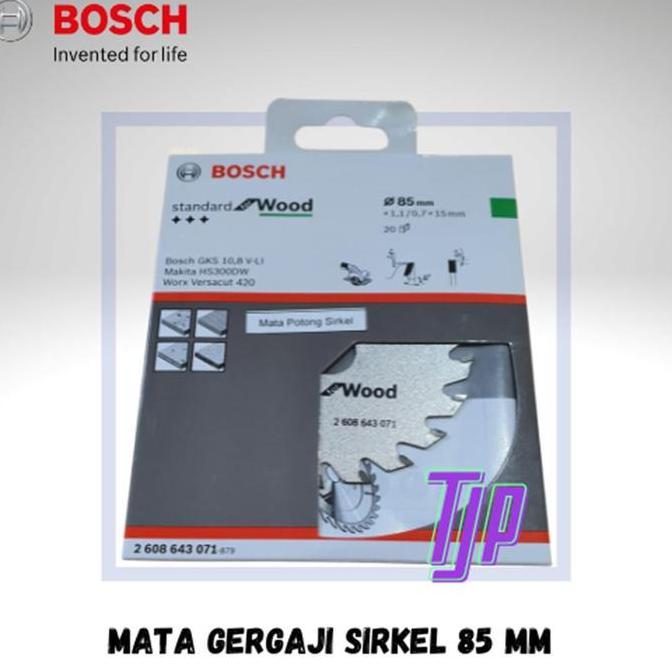 MATA GERGAJI CIRCULAR 3" BOSCH 20T STD. FOR WOOD BEST SELLER