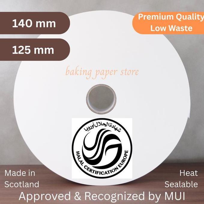 EUROPEAN Heat sealable Teabag Filter Paper Roll | Kertas Filter Teh Celup dalam ROLL