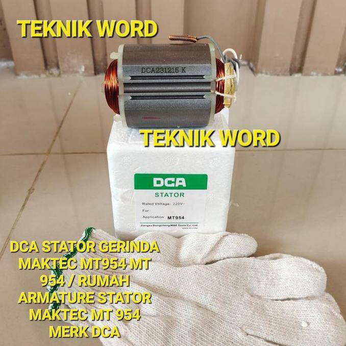 DCA STATOR GERINDA MAKTEC MT 954 MT954 / RUMAH ARMATURE STATOR MAKTEC MT 954 MEEK DCA RESTOCK