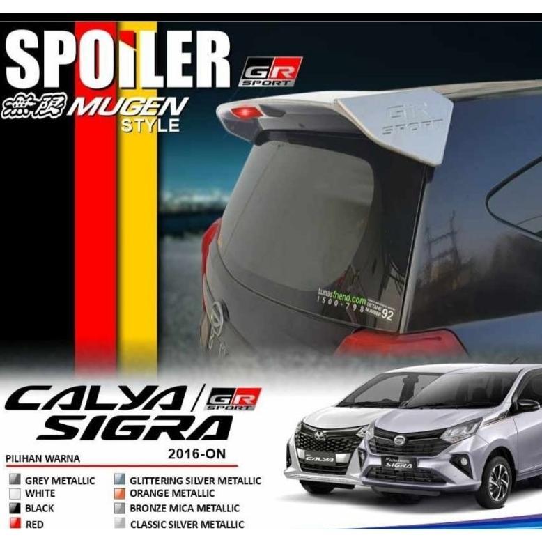 Spoiler Calya Sigra Model Luxury Trd Dan Luxury Gr Sport