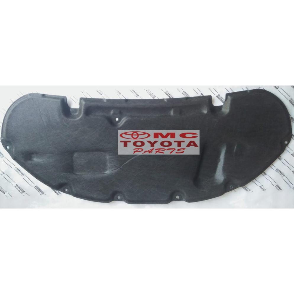 Peredam Cover Tutup Panas Cup Cap Kap Mesin Agya Ayla 2012-2021 53341-Bz070 Original Toyota