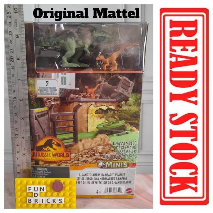Jurassic World Dominion Giganotosaurus Rampage Playset Mattel
