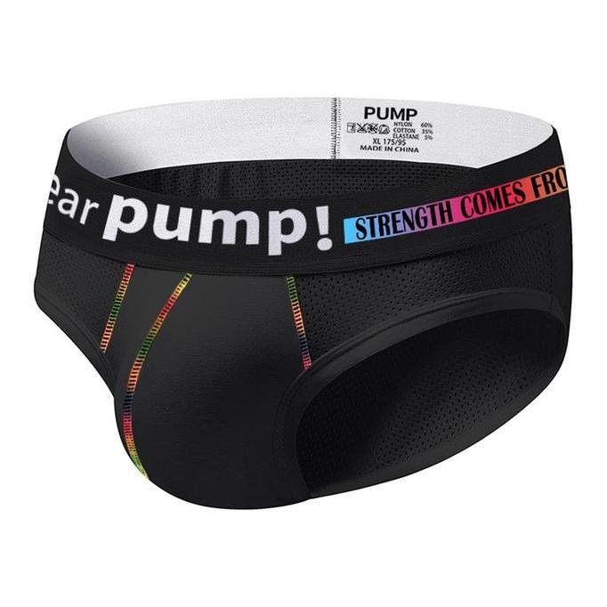 Lansungkirim- Men Underwear Pump Celana Dalam Pria Jaring