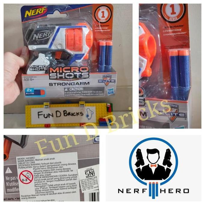 Nerf Strongarm Microshot Microshots Mainan Anak