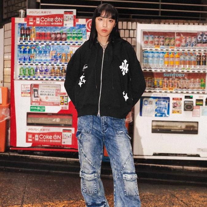 HSCO Oversized Boxy Hoodie Stern