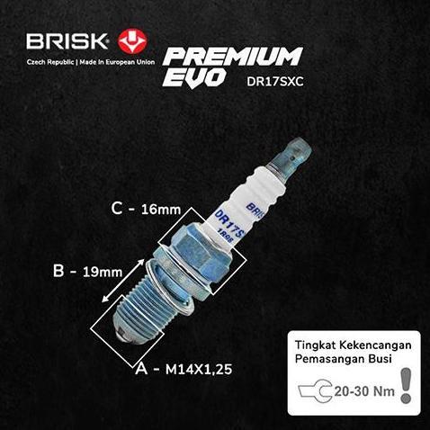 Busi Mobil Toyota Yaris Vios Limo Brisk Premium Evo DR17SXC