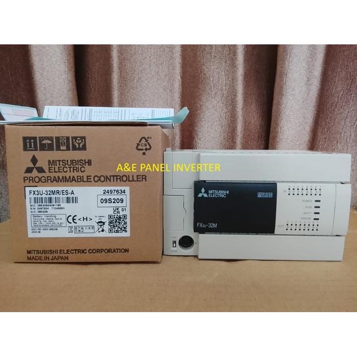 FX3U-32MR ES-A PLC MITSUBISHI FX3U32MRESA FX3U 32MR ES A 32IO FX3U-32MR/ES-A ORIGINAL DAN TERPERCAYA