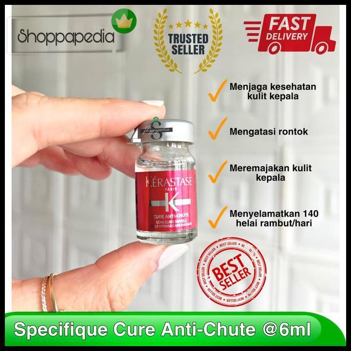 Kerastase Aminexil Cure Anti Chute 42 Ampul | Serum Rambut Rontok Terlaris