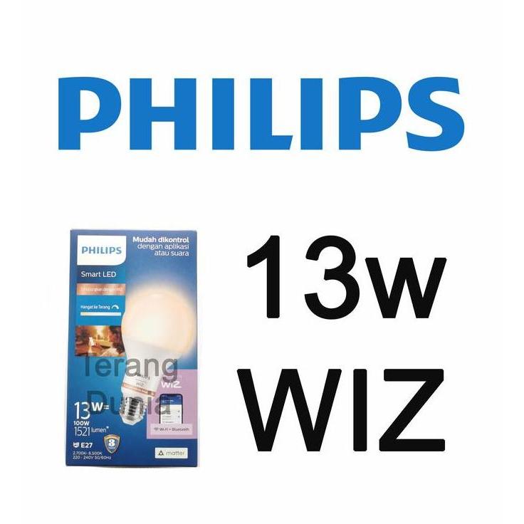 Purple- Bohlam Philips Wiz 13W Bohlam Wifi Wiz Philips 13W Philips Wiz 13W