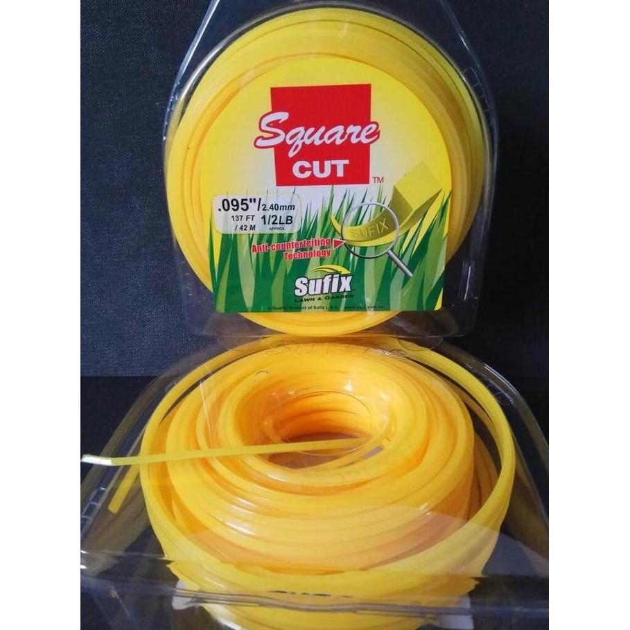 Pilihan- Senar Pemotong Rumput Meter Sufix Original - Pisau Senar Pemotong Rumput Sufix
