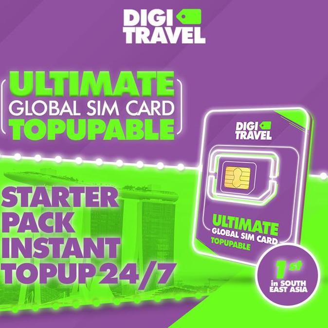 Card - Digi Travel Ultimate Kartu Sim Card Topupable
