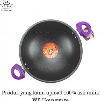 SUPRA Wajan teflon anti lengket 30cm / wajan kuali SUPRA / wok 30cm