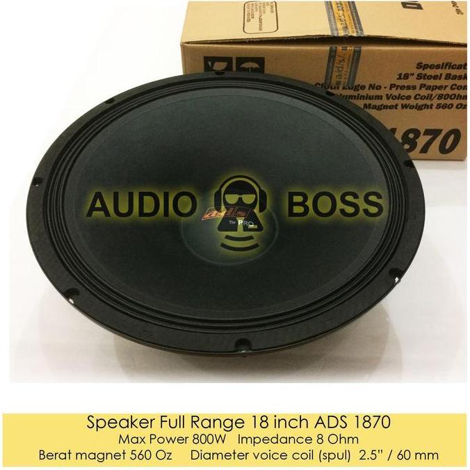 suprapto.cz/ Speaker Full Range 18 inch 18" 18in ADS 1870 800 watt Diskon