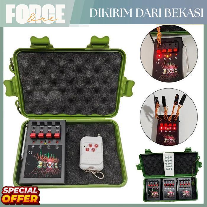 Force One 4/15 Remote Firing system equipment/remote penembakan kembang api elektrik.