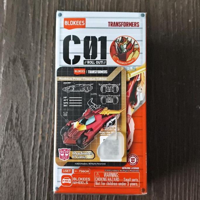 mainan - Blokees Wheels Rodimus Prime Titanium Edition _ Transformers C01 Diskon