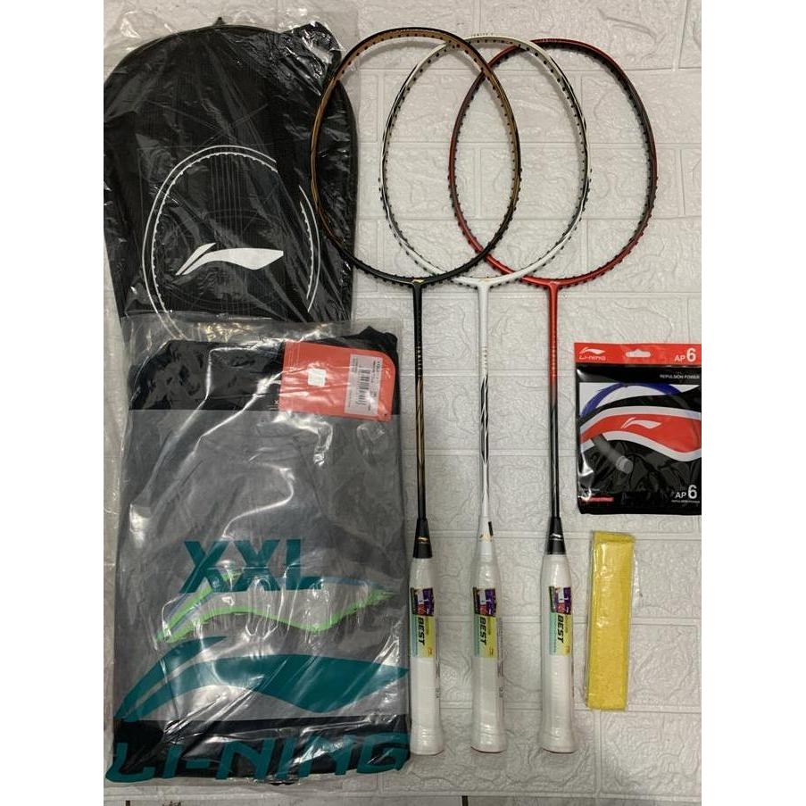 Raket Badminton LINING IGNITE 7 IGNITE7 komplit set ORIGINAL