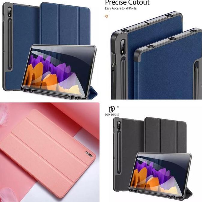 TERMURAH - Dux Ducis Case Samsung Tab S7 11" / Tab S7 Plus 12.4" Flip Book Cover