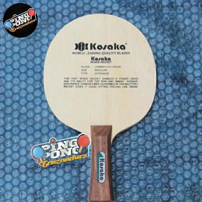 TERMURAH - Bat/Bet Blade Kayu Tenis Meja Pingpong Kosaka Gergely Carbon