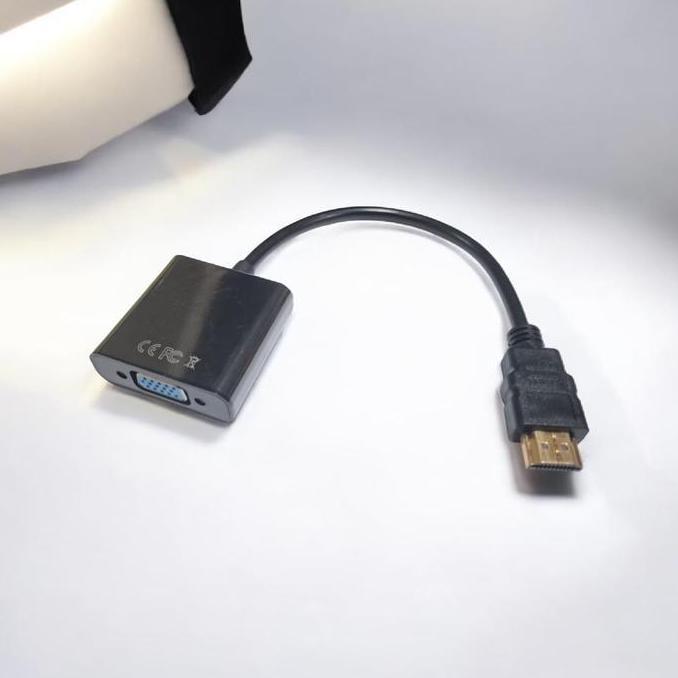 KABEL HDMI KE VGA FEMALE TO LCD TV PROYEKTOR CONVERTER LAPTOP PC MURAH