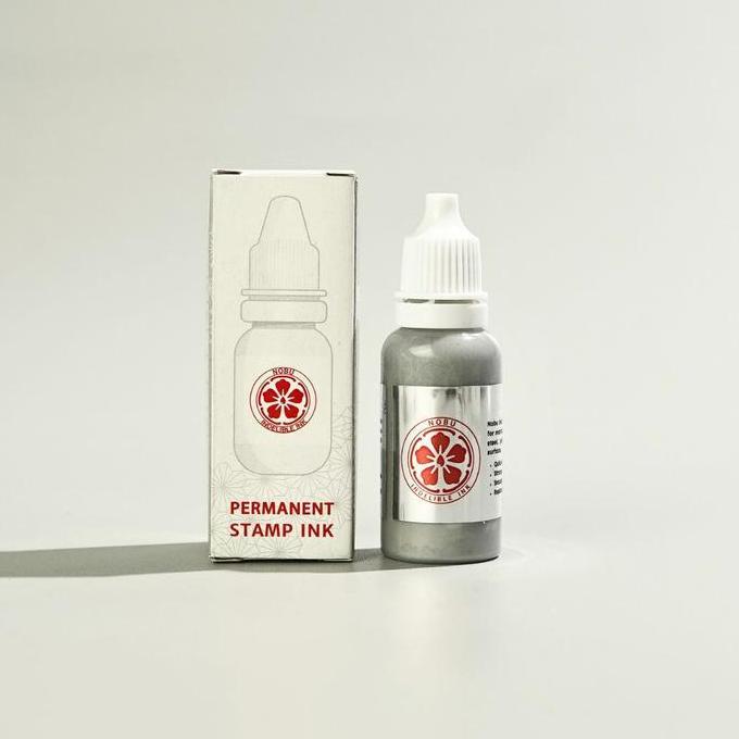 Kinco- Nobu Ink - Tinta Stempel Permanen Rna Silver, Perak, Gold, Emas