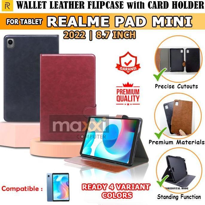 TERBARU - Realme Pad Mini 8.7 Tab Tablet 2022 Case Flipcase Flipcover Bookcover