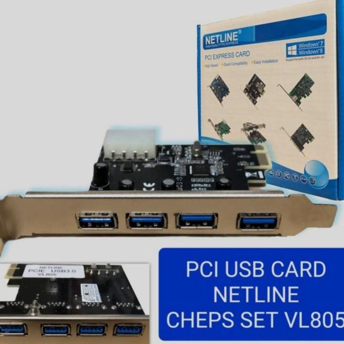 PCI USB card 4port usb 3.0  Pcie Usb Card 4 Port Usb 3.0 Netline