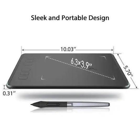 Wer_Sandi - Pen Tablet Huion H640P Drawing Pad Huion Inspiroy H 640 P Graphics