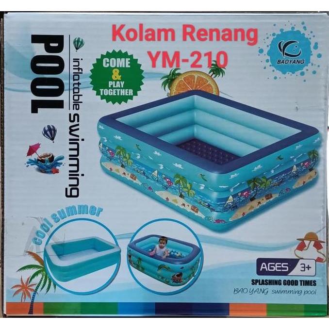 FADHANAKO KOLAM RENANG ANAK/KOLAM MANDI BAYI POOL KOTAK 3 SUSUN