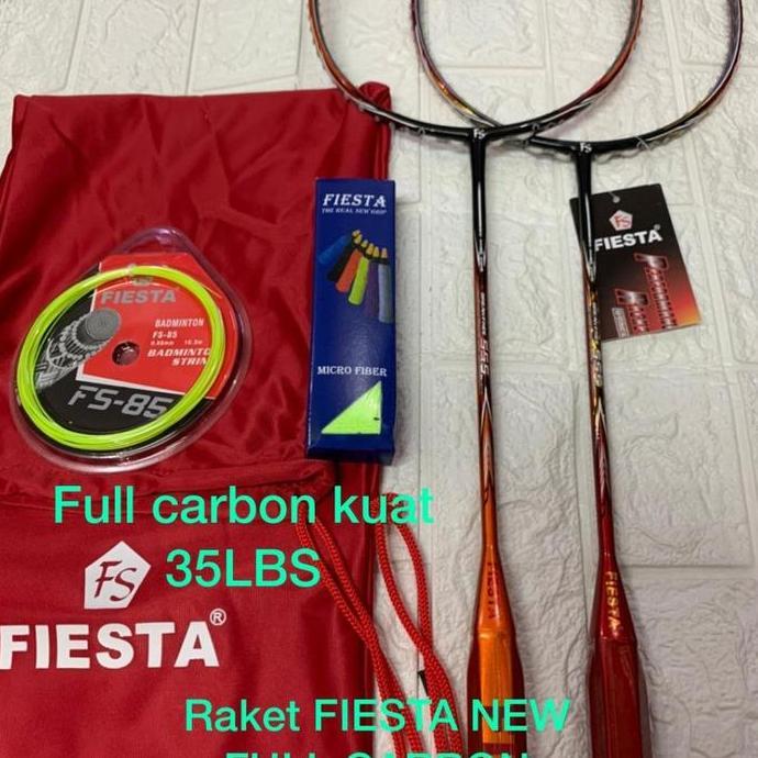 BEBAS ONGKIR - NEW Raket Badminton FIESTA FS Break Free 555 Full Carbon taiwan 35lbs