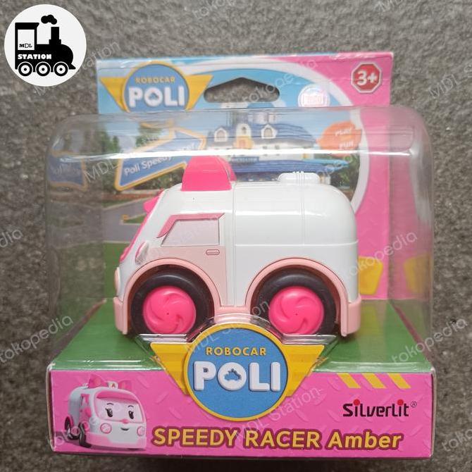 ROBOCAR POLI SILVERLIT - SPEEDY RACER AMBER MDLS27