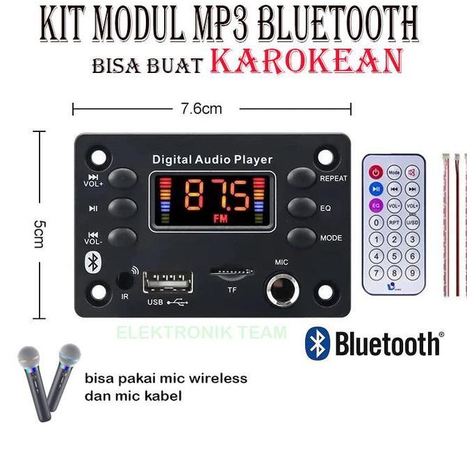 kit modul mp3 terbaru Professional FM Radio BlueTooth5.0 USB SD PCB Audio Circuit Decoder Board Mp3 