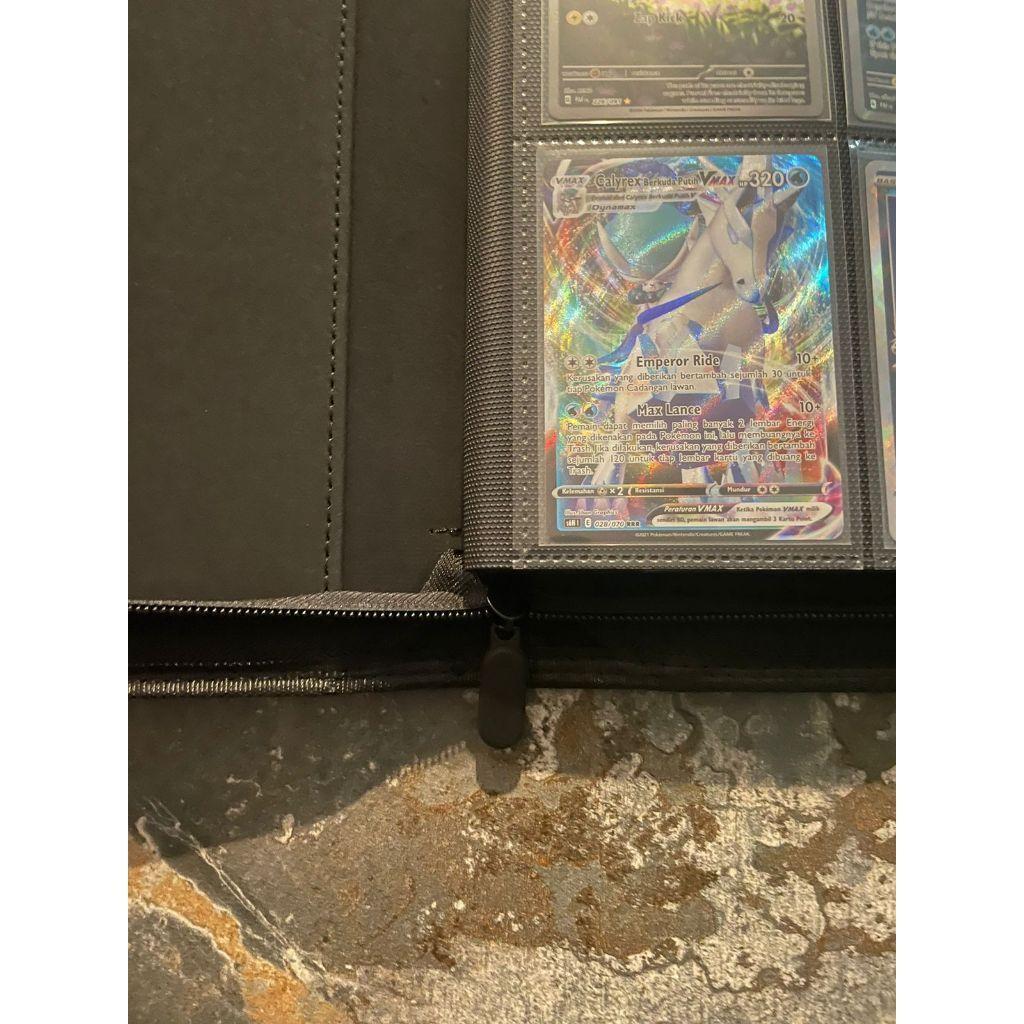 Discount Hice Premium Zip Album Card Binder 16 Pocket Binder Kartu Pokemon Magic One Piece